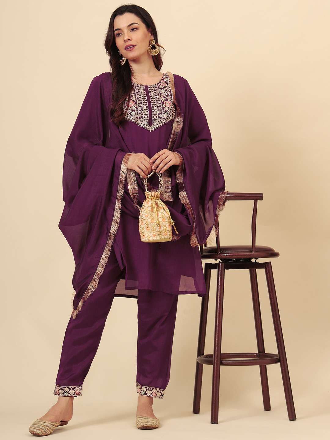 vivera coco vichitr silk catchy look top bottom with dupatta catalog