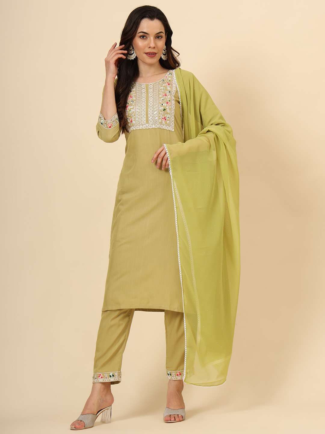 vivera maaza cotton decent look top bottom with dupatta catalog