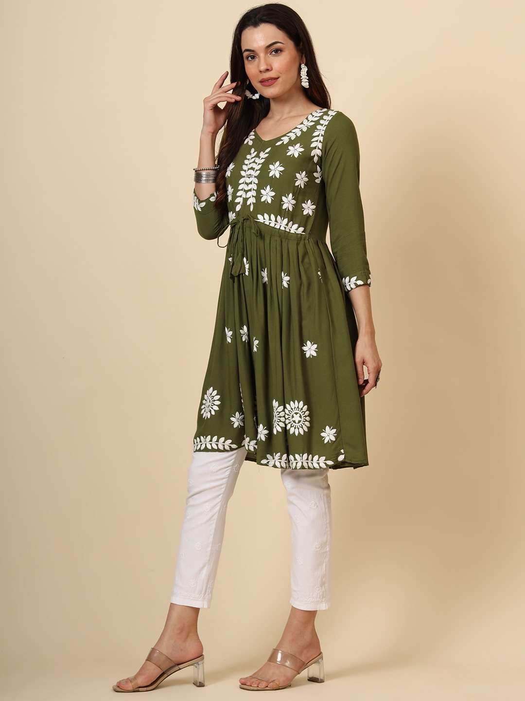 vivera Navkar Kurtis rayon elegant look kurti catalog