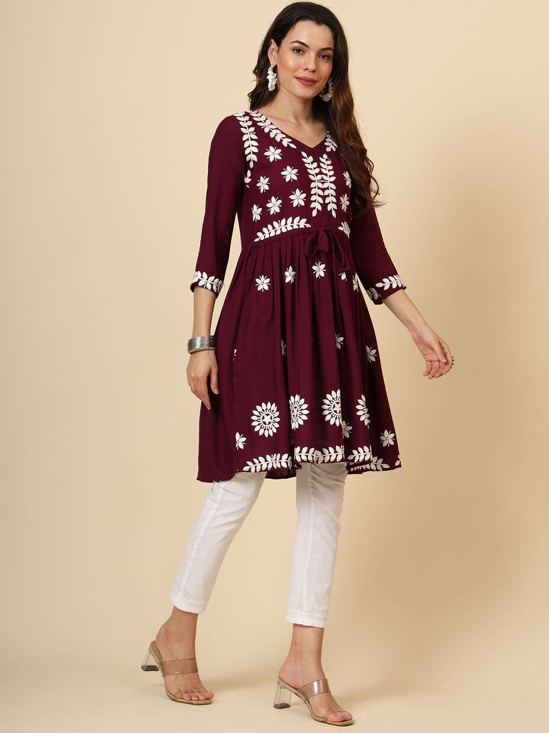 vivera Navkar Kurtis rayon elegant look kurti catalog