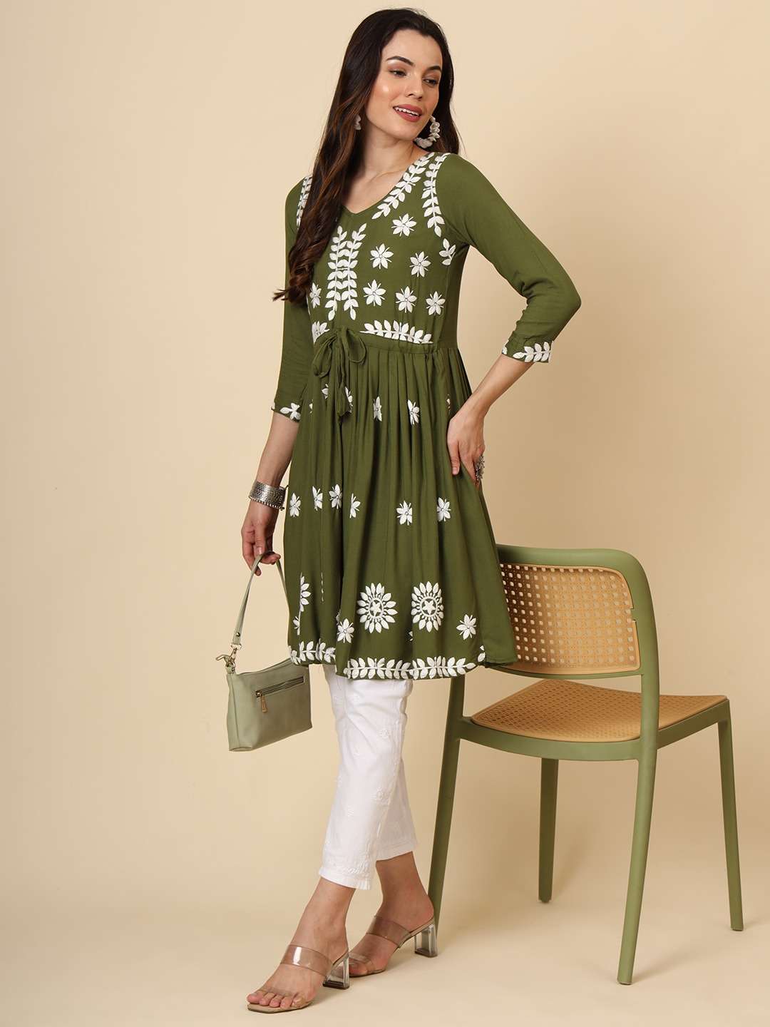 vivera Navkar Kurtis rayon elegant look kurti catalog