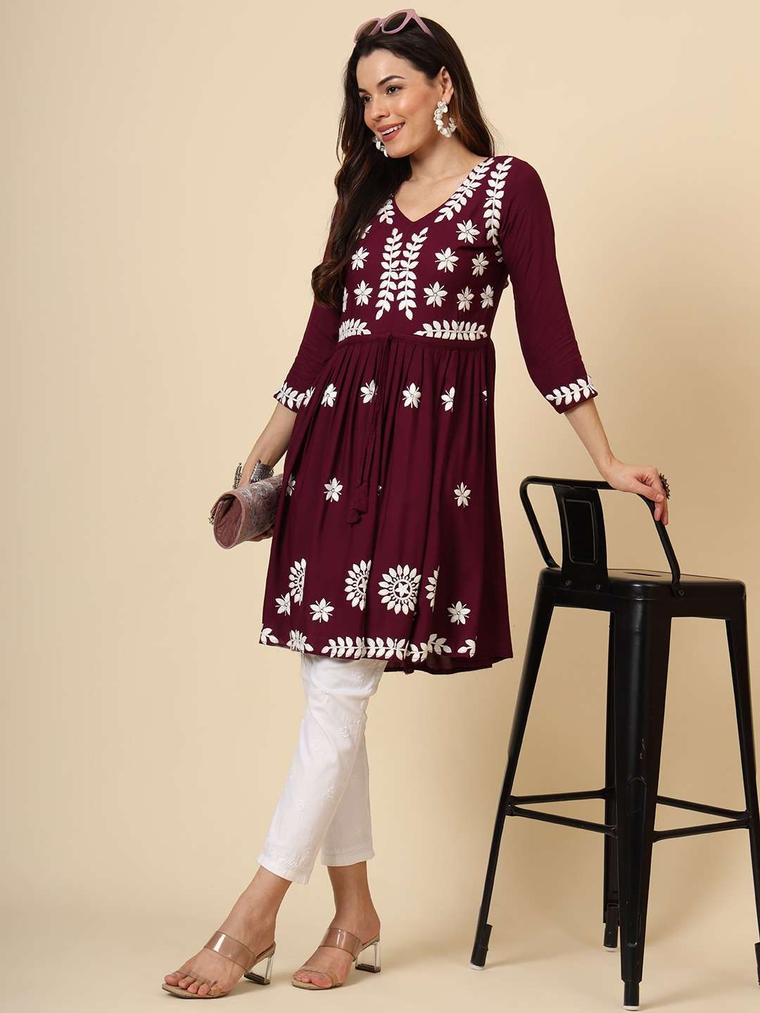 vivera Navkar Kurtis rayon elegant look kurti catalog