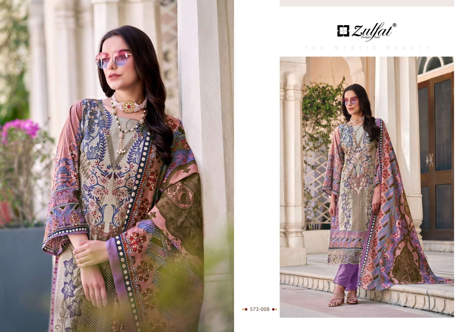 zulfat designer suits gulrez vol 3 cotton exclusive look salwar suit catalog