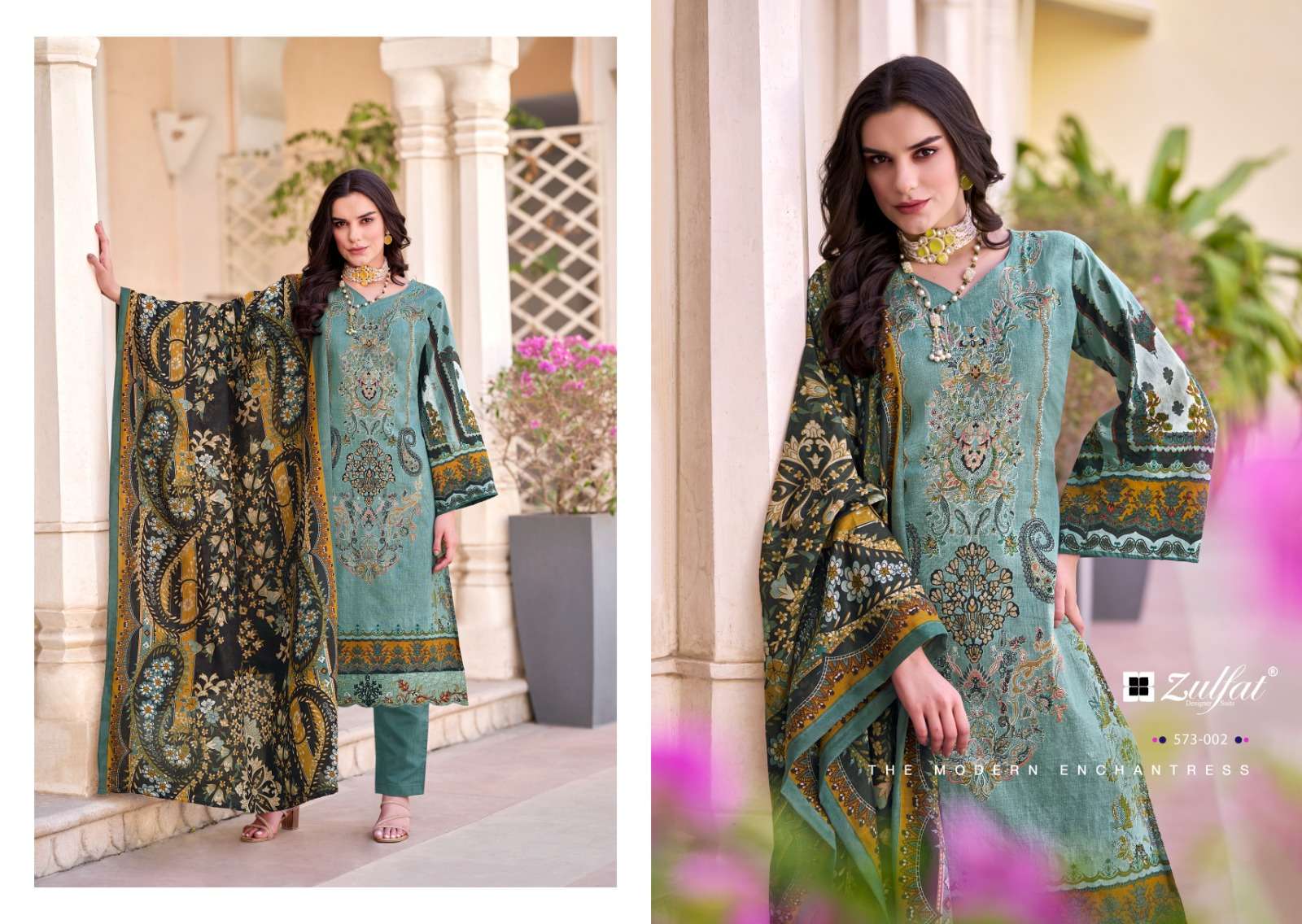 zulfat designer suits gulrez vol 3 cotton exclusive look salwar suit catalog