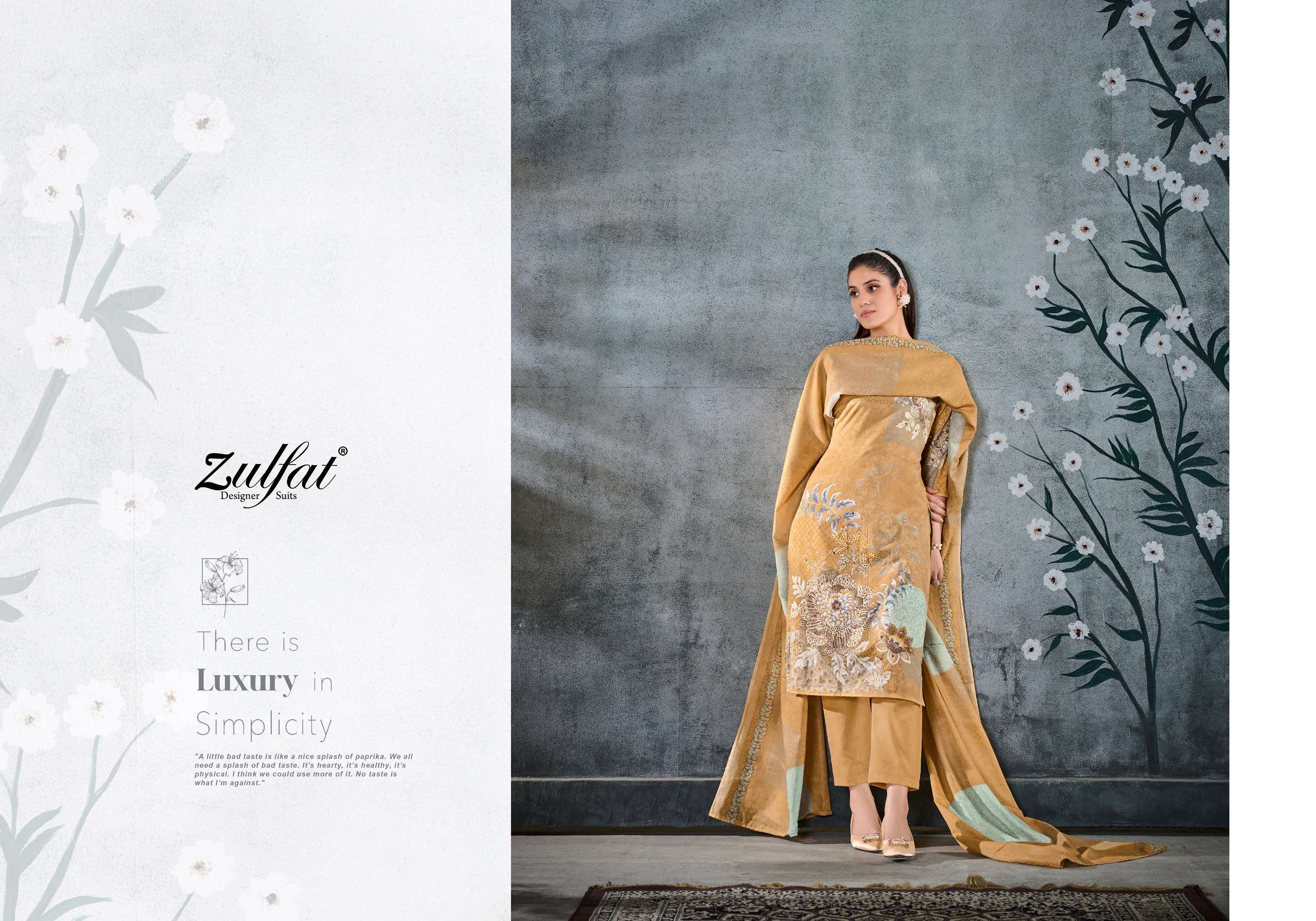 zulfat designer suits summer swag vol 2 cotton regal look salwar suit catalog