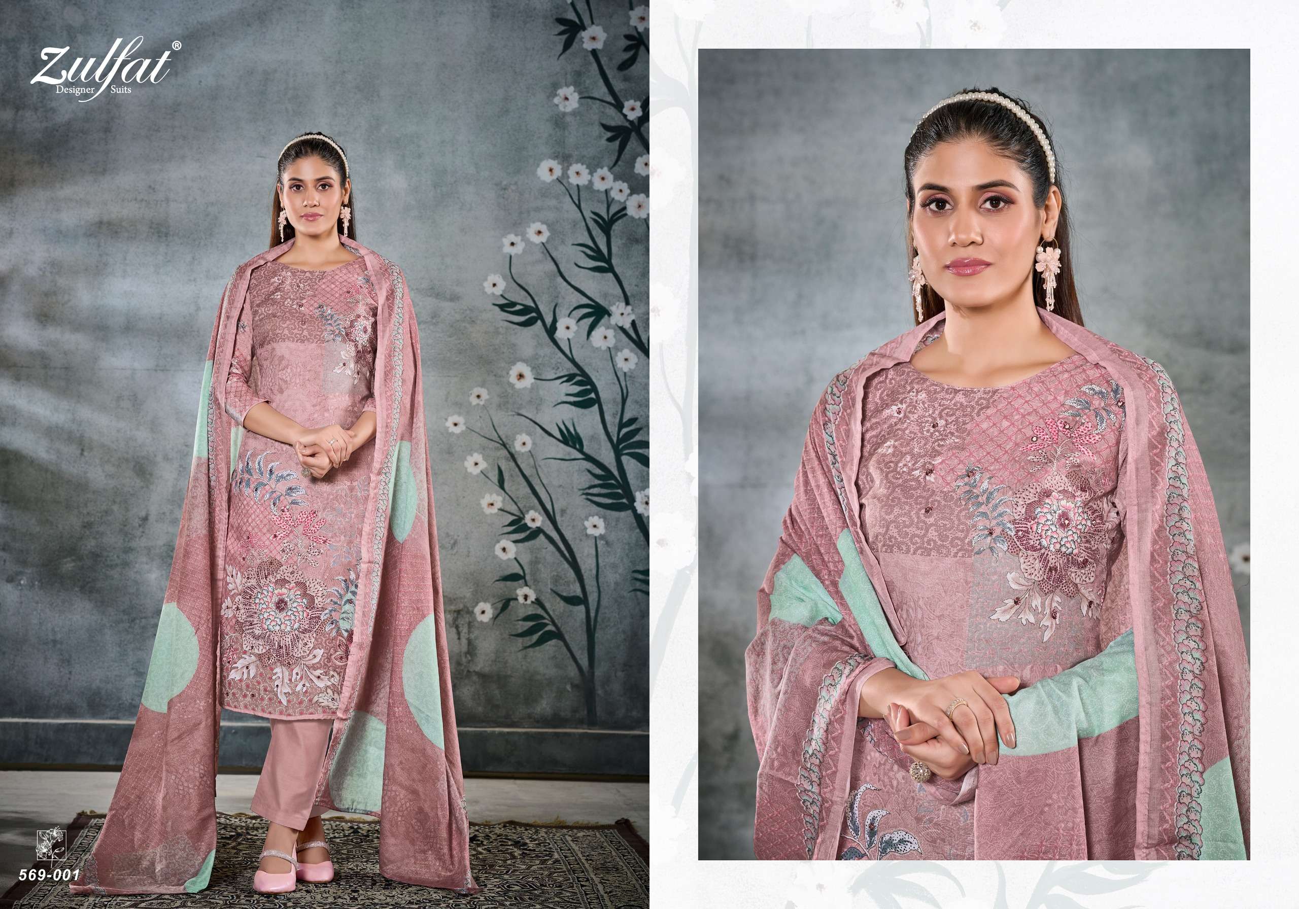 zulfat designer suits summer swag vol 2 cotton regal look salwar suit catalog