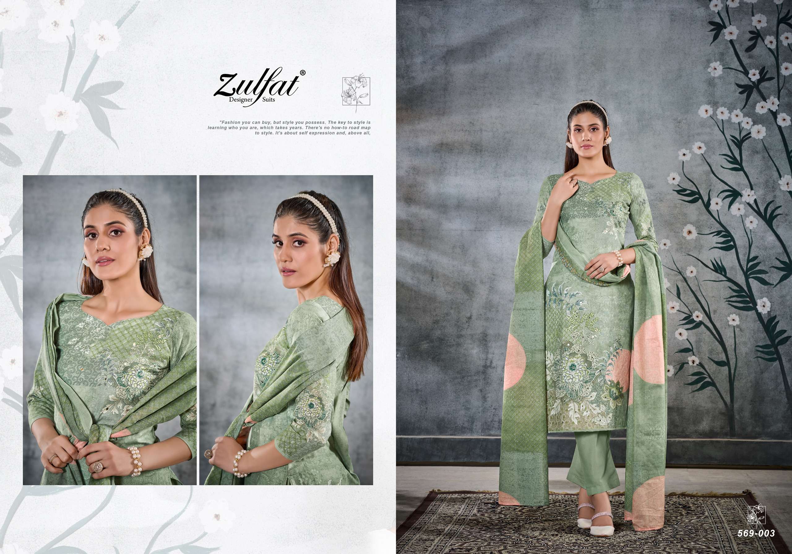 zulfat designer suits summer swag vol 2 cotton regal look salwar suit catalog