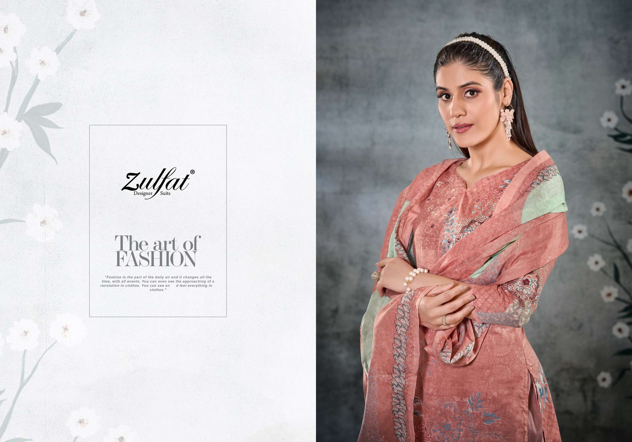 zulfat designer suits summer swag vol 2 cotton regal look salwar suit catalog