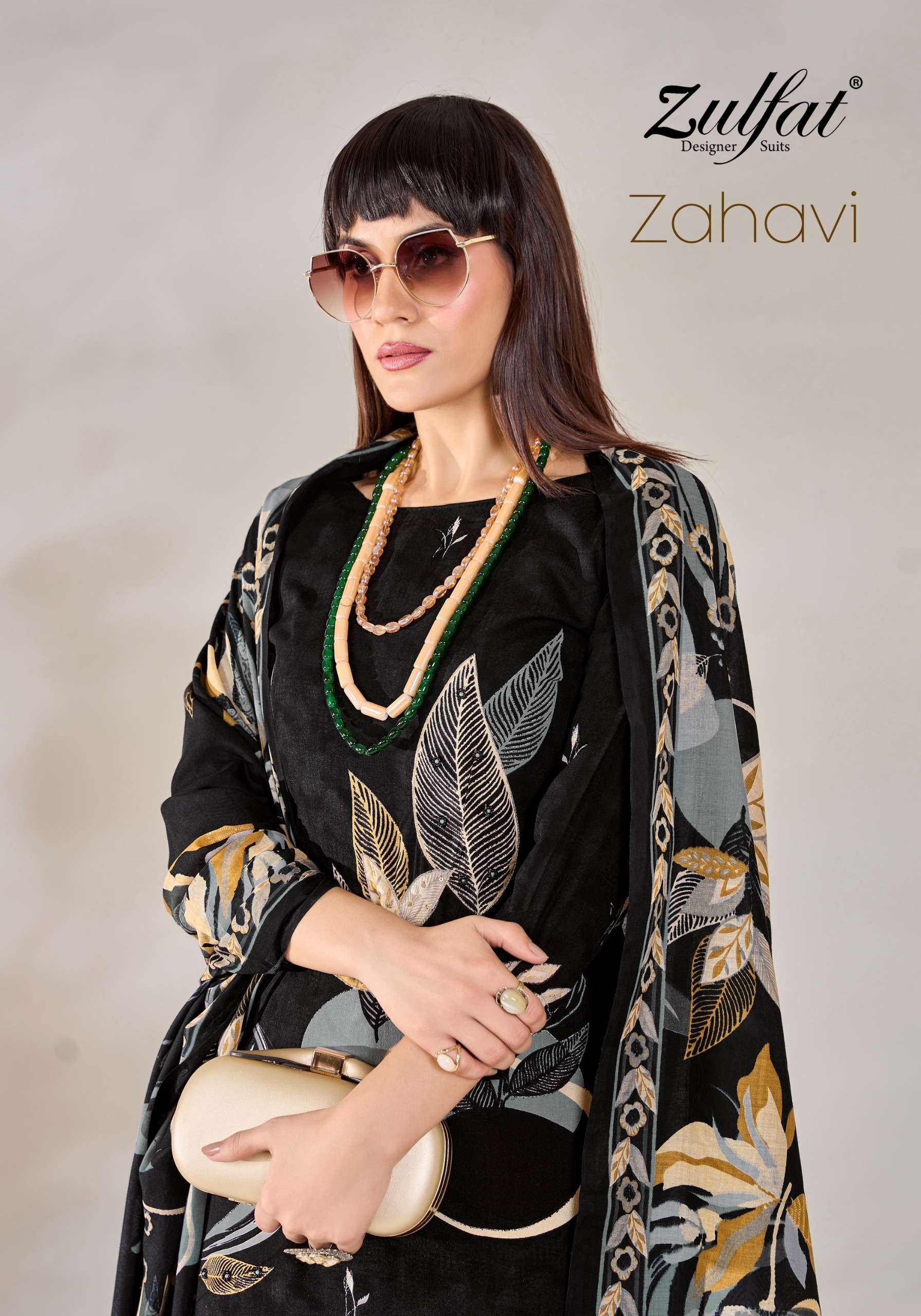 zulfat designer suits zahavi viscose rayon exclusive print salwar suit catalog