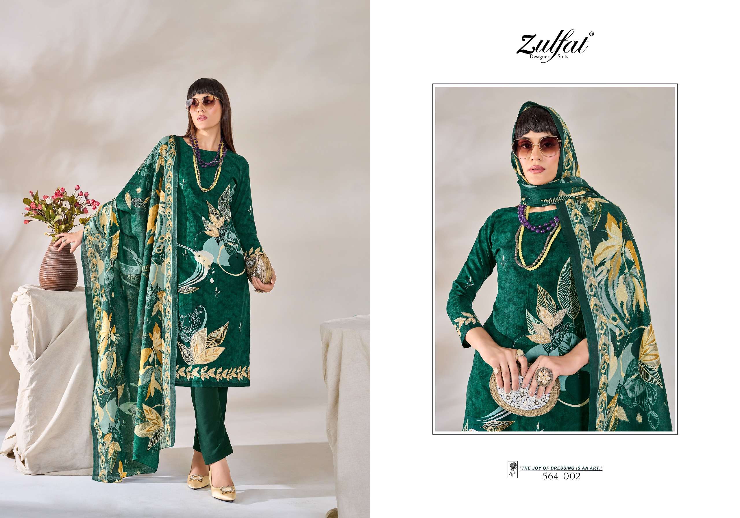 zulfat designer suits zahavi viscose rayon exclusive print salwar suit catalog