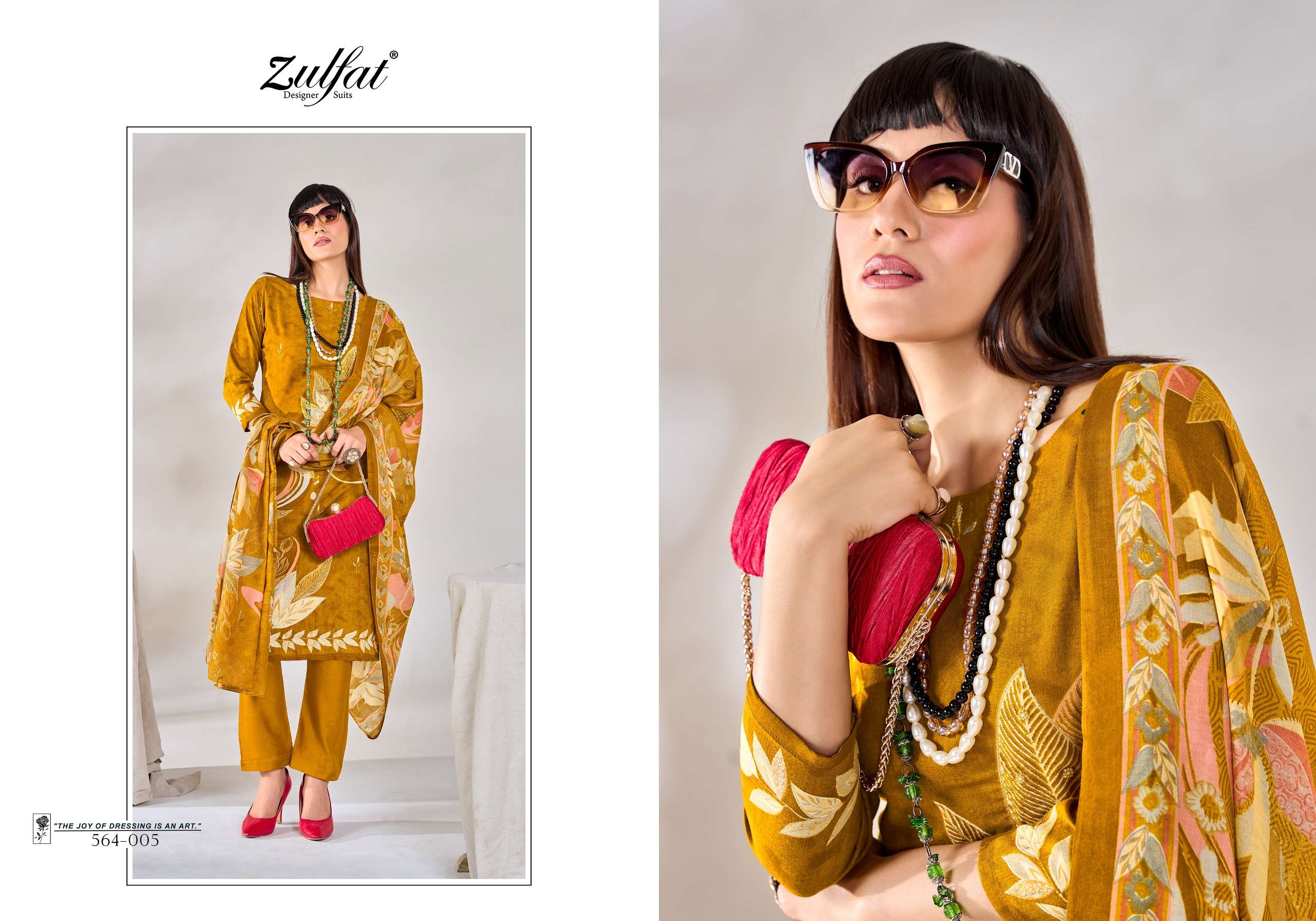 zulfat designer suits zahavi viscose rayon exclusive print salwar suit catalog