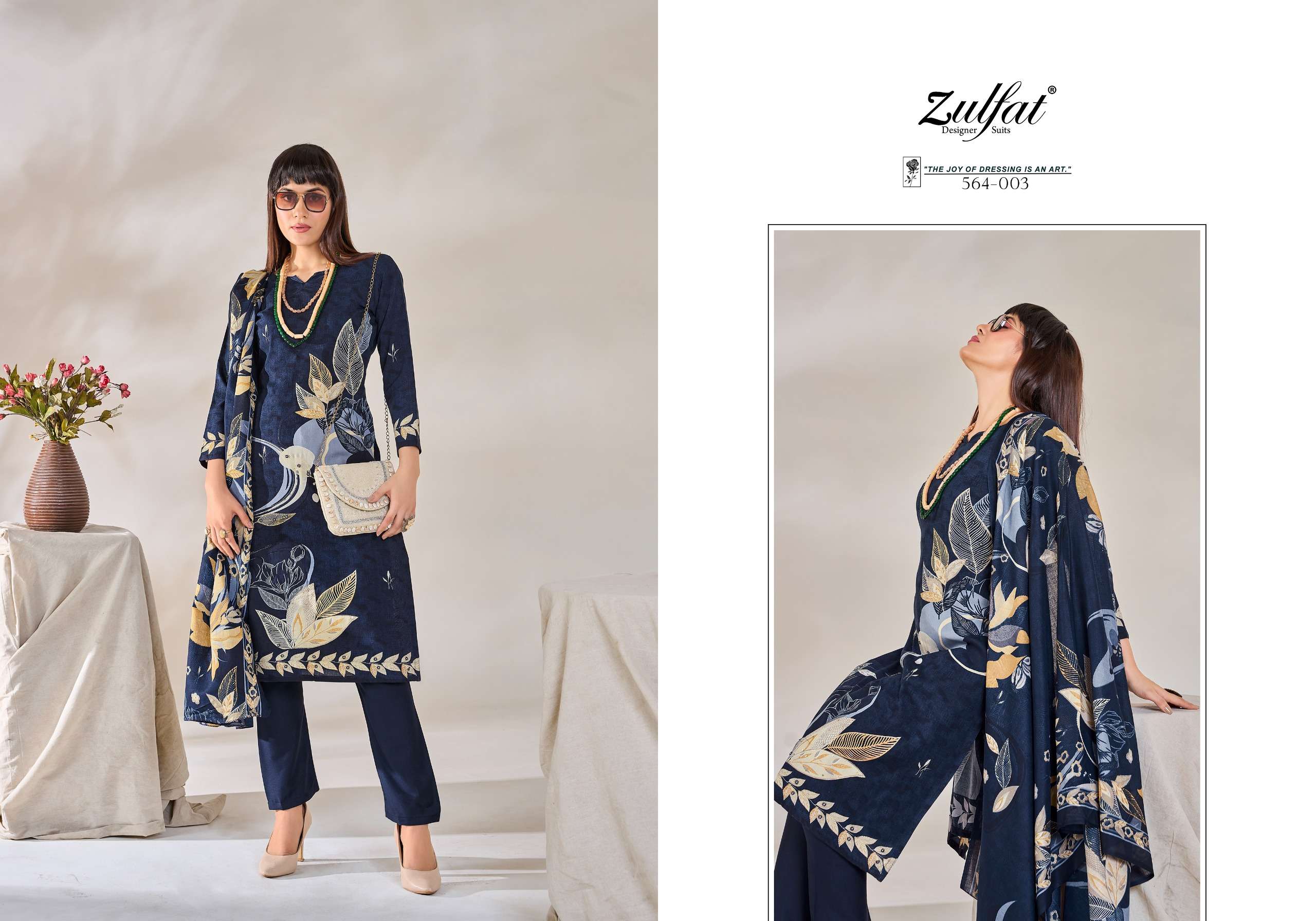 zulfat designer suits zahavi viscose rayon exclusive print salwar suit catalog