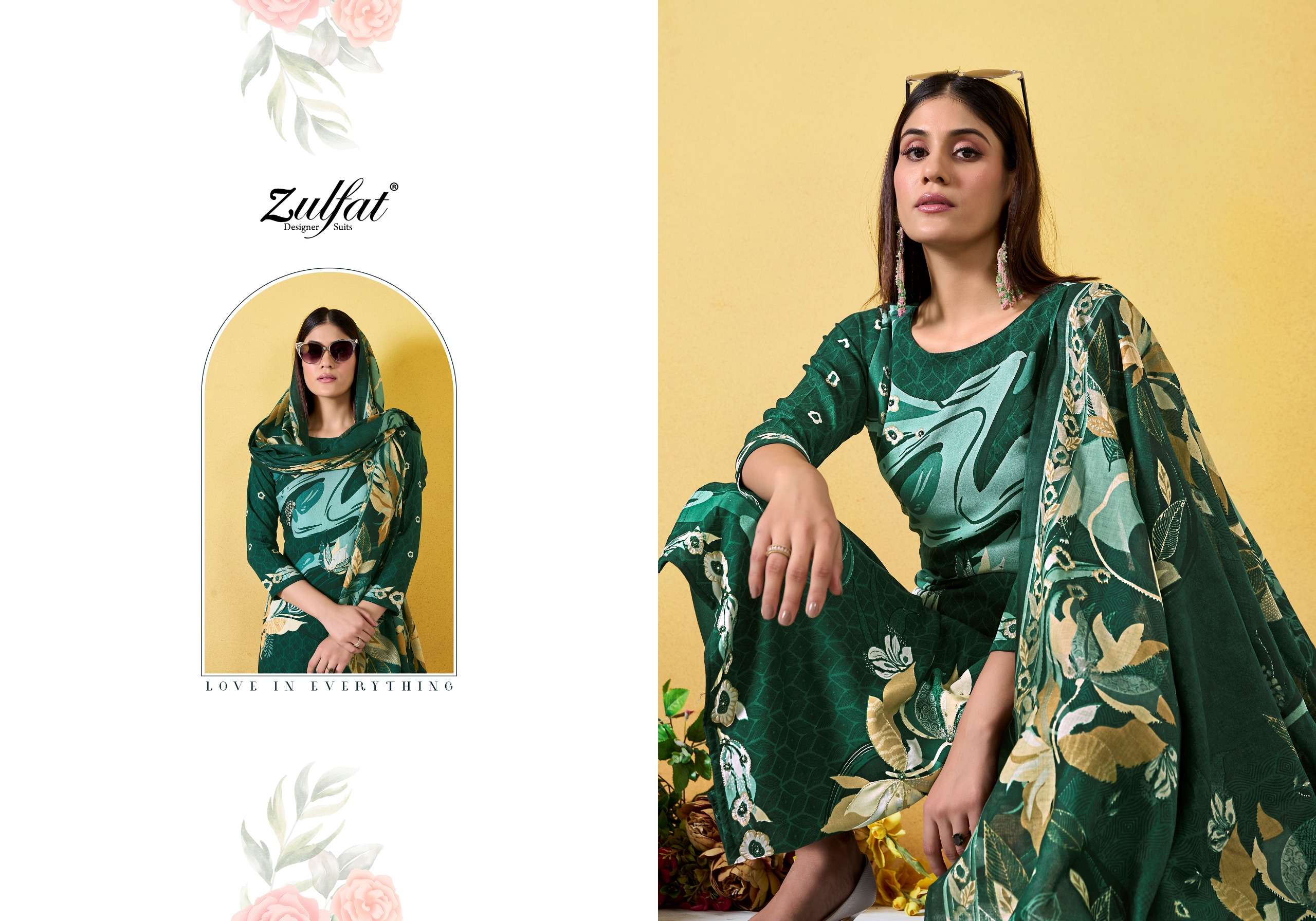 zulfat designer suits zahavi vol 2 viscose exclusive look salwar suit catalog