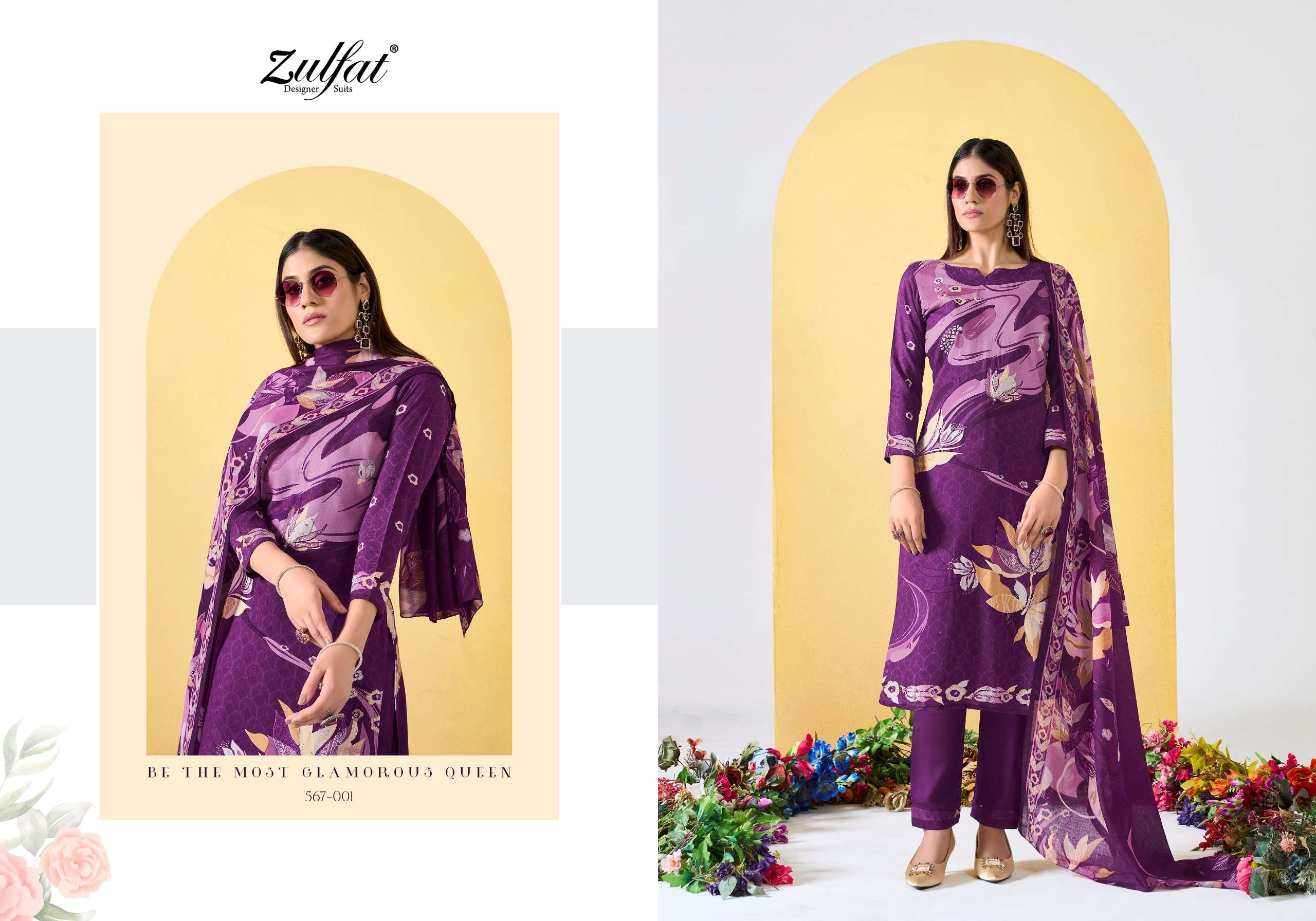 zulfat designer suits zahavi vol 2 viscose exclusive look salwar suit catalog