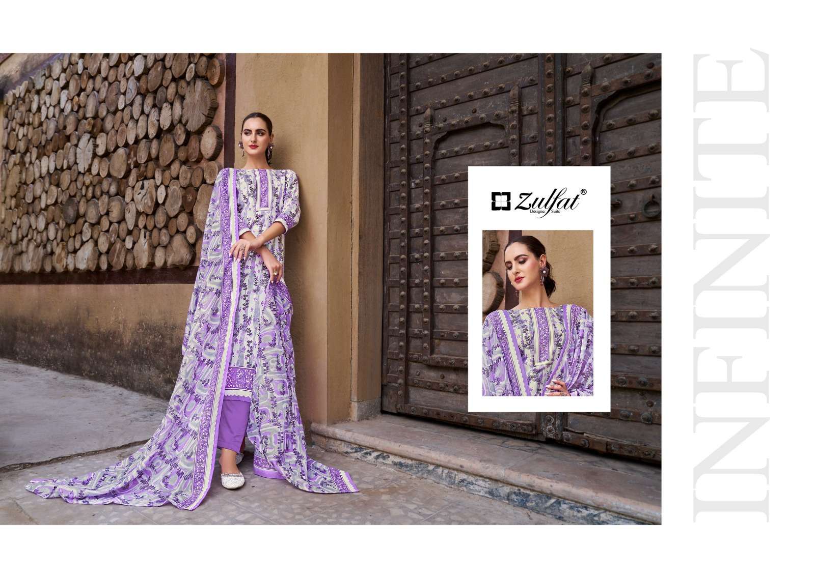 zulfat designer suits zohra vol 3 cotton elegant look salwar suit catalog