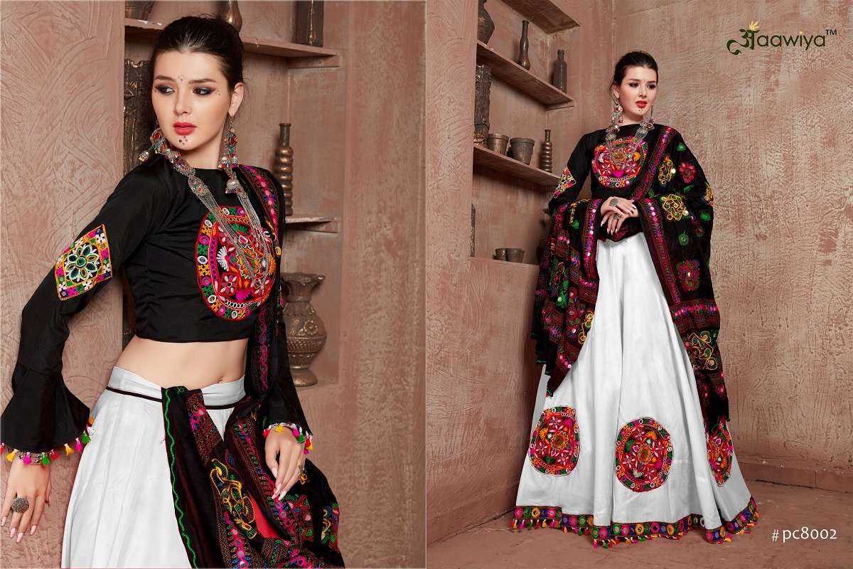 aawiya officeal 8002 colours art silk festive look lehenga single