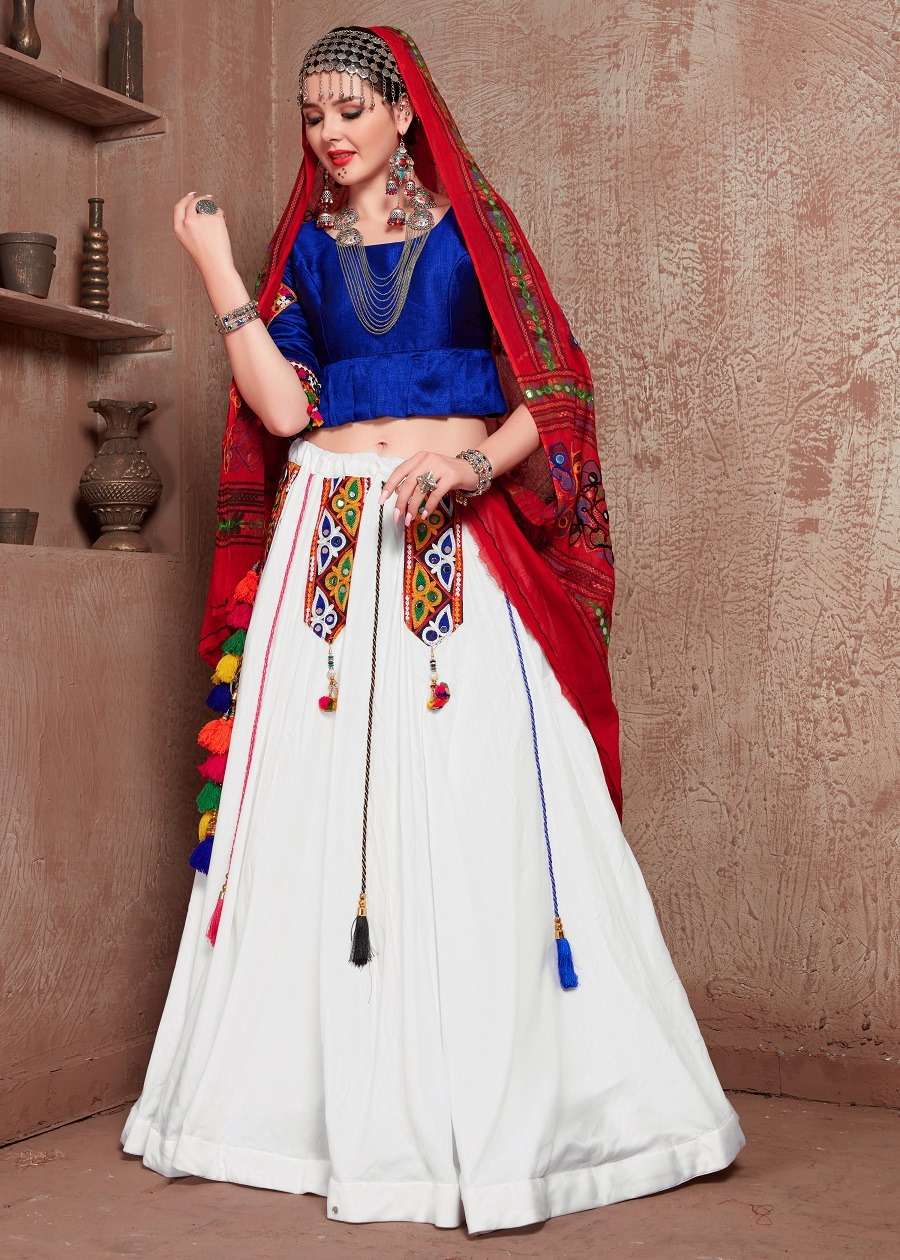 aawiya officeal 8008 rajwadi vol 02 art silk festive look lehenga single