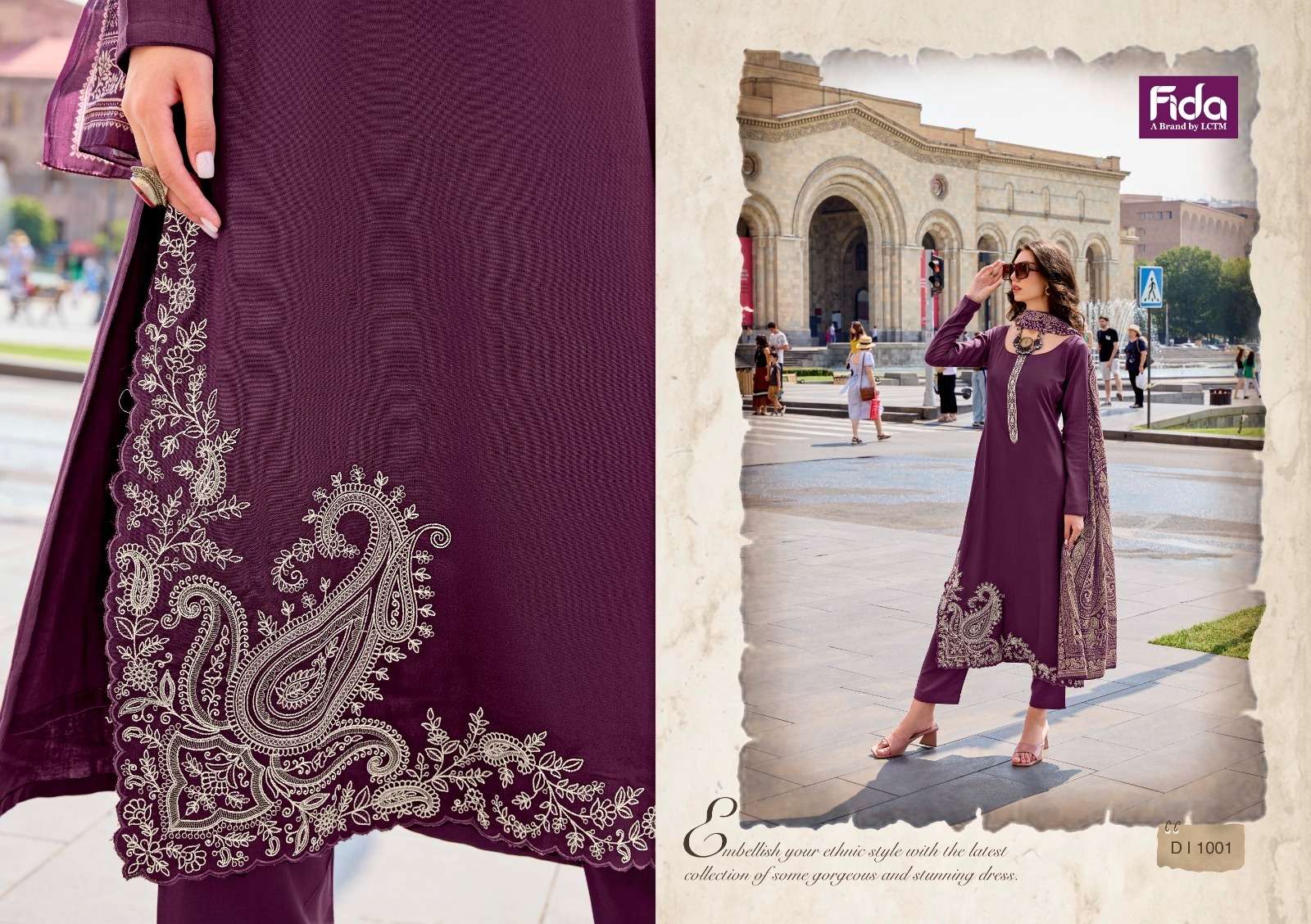 fida zena viscose regal look salwar suit catalog