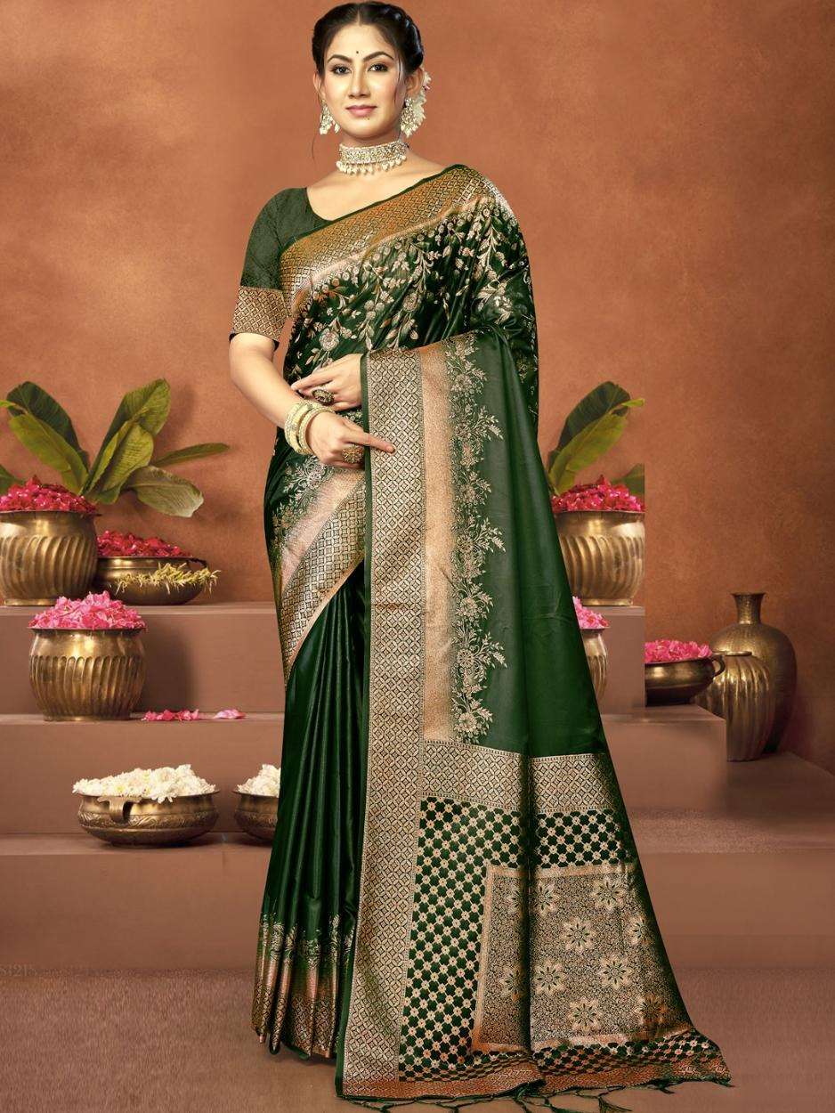 sangam prints bunawat diksha satan satin silk exclusive look saree catalog