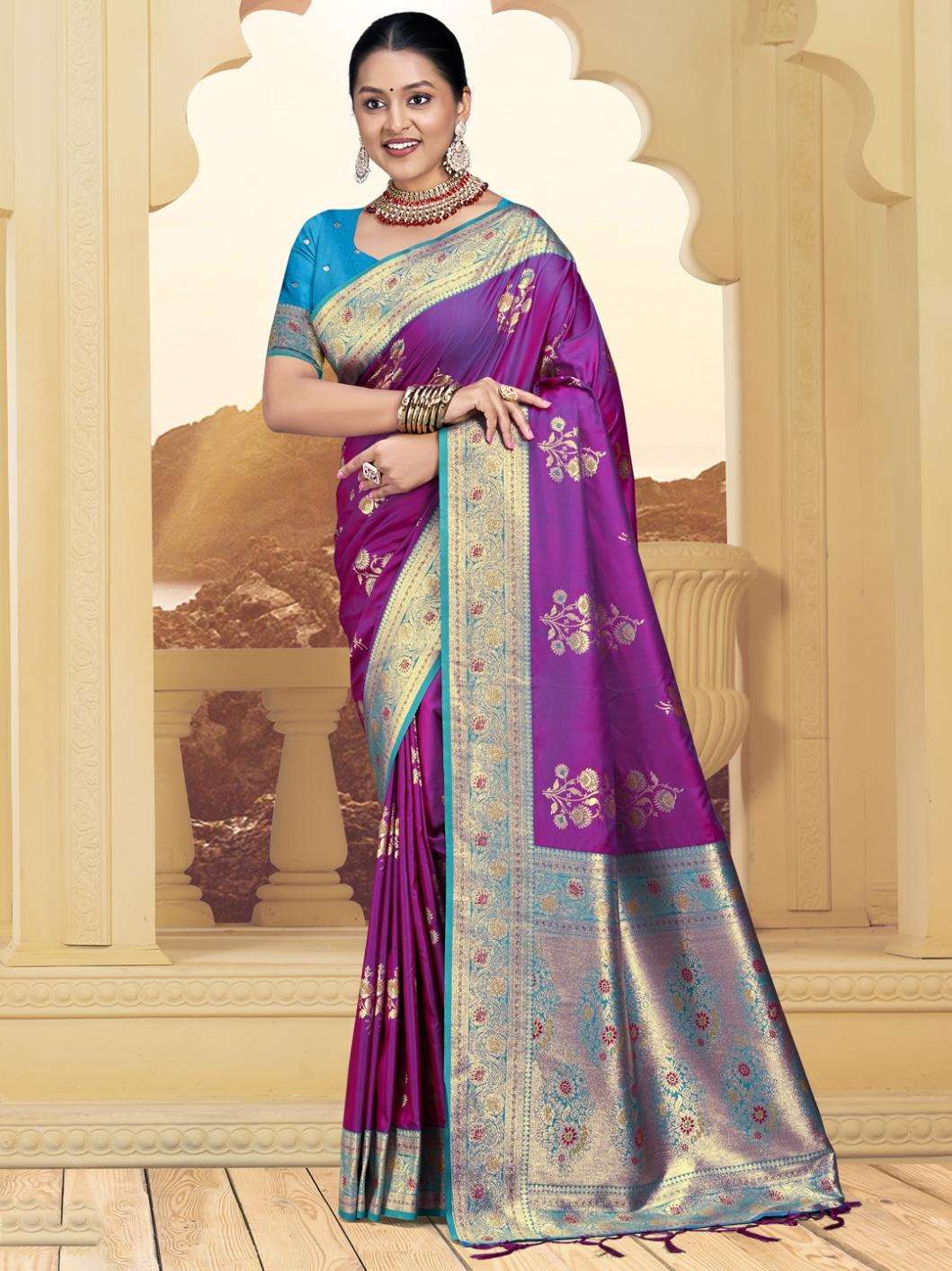 sangam prints bunawat Rose Valley SIlk 02 silk exclusive look saree catalog