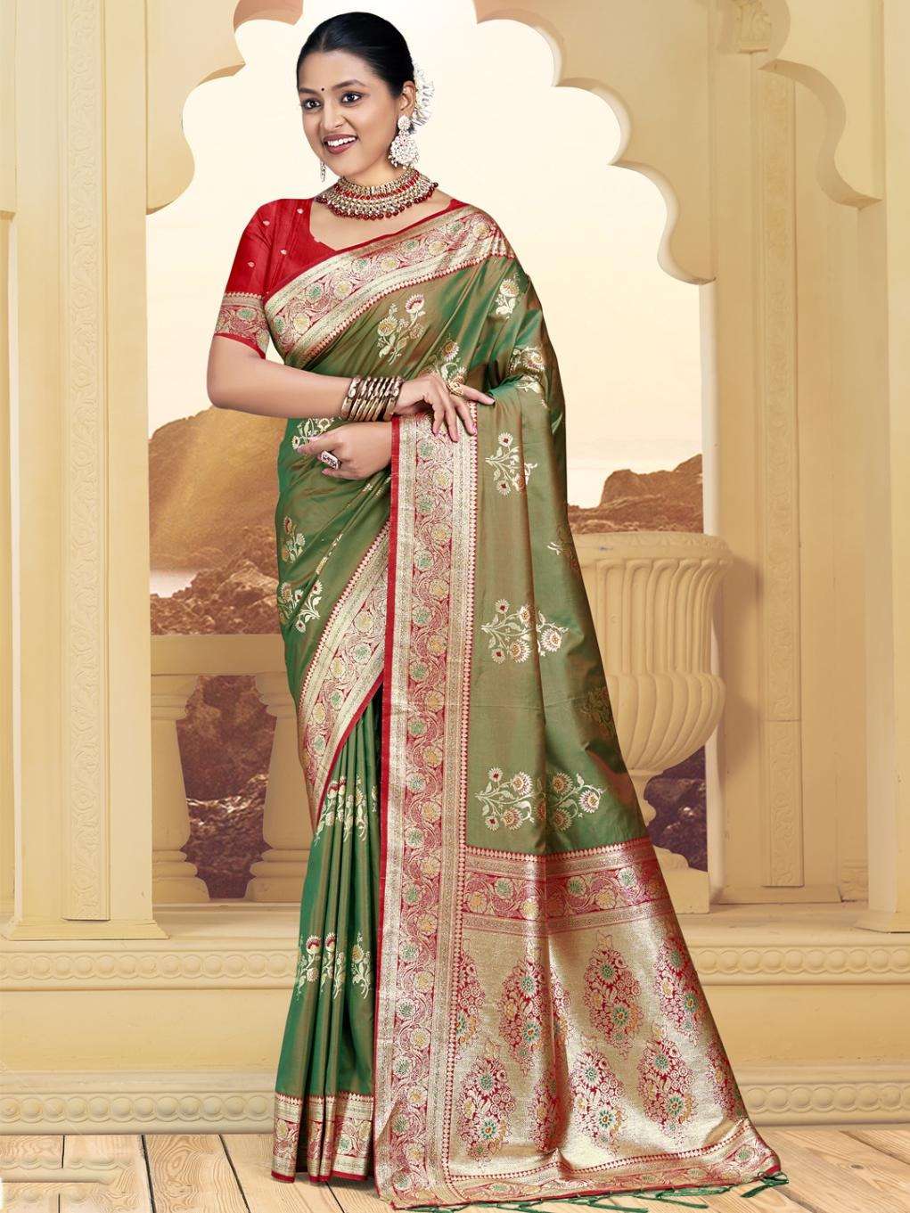 sangam prints bunawat Rose Valley SIlk 02 silk exclusive look saree catalog