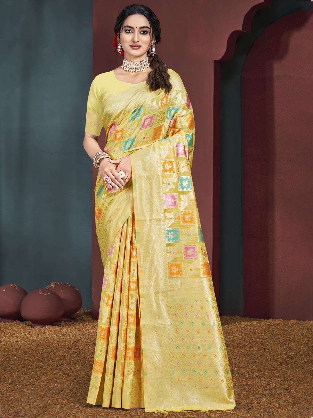 sangam prints bunawat Swapnil Cotton cotton silk attrective look saree catalog