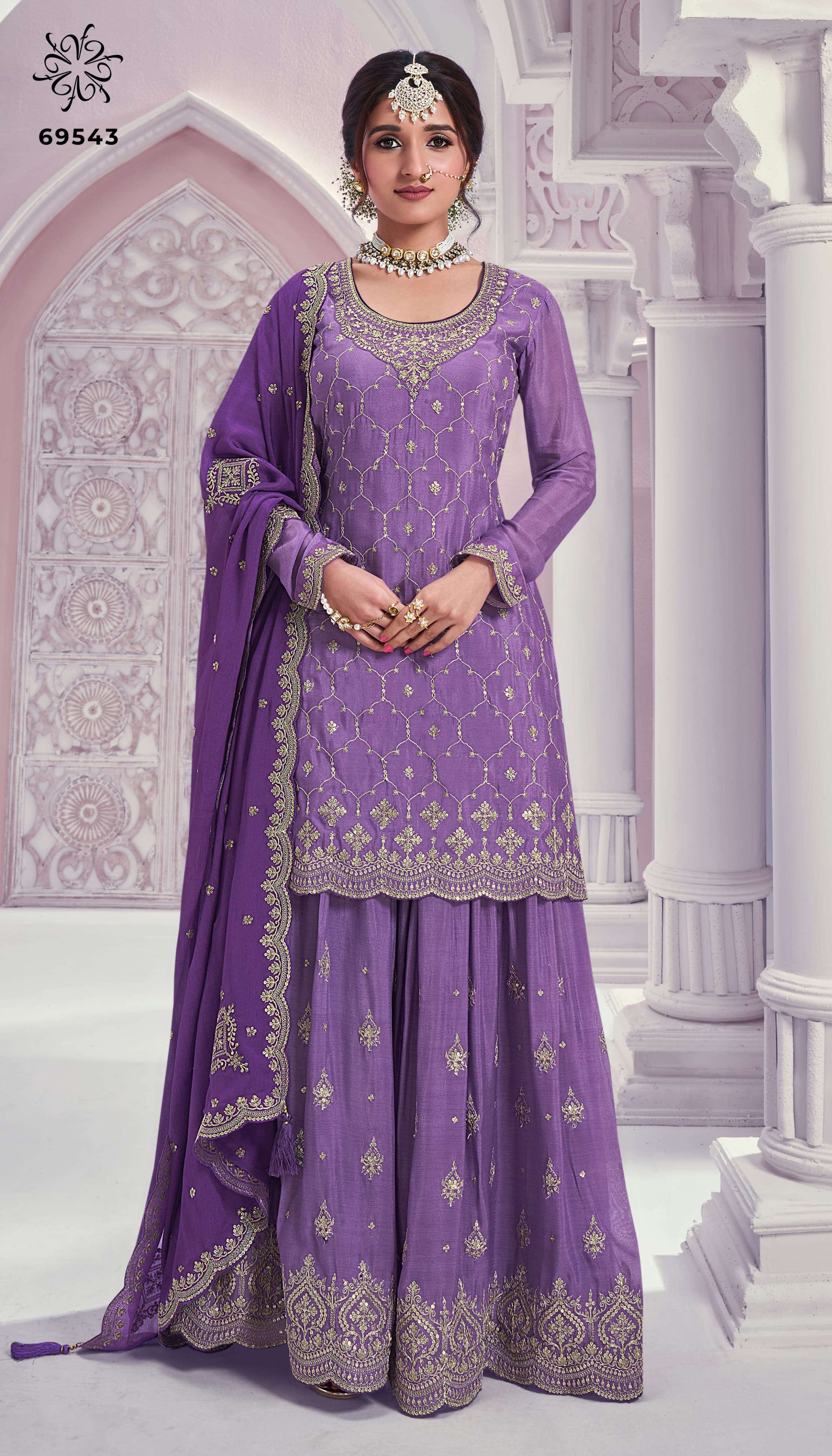 vinay fashion kuleesh rangrasiya chinnon festive look salwar suit catalog